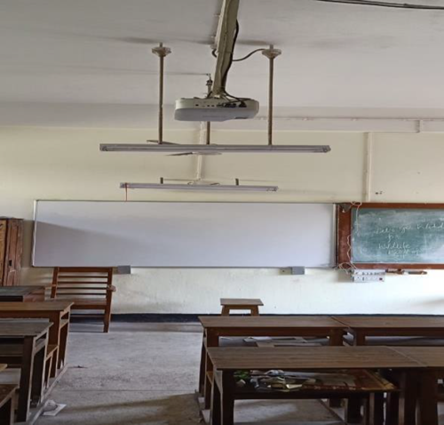 Zoology - UG Classroom with LCD Projector and Smart board: Room-69