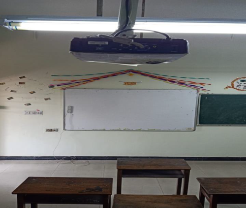 Zoology - PG Classroom with LCD Projector and Smart board: Room-76