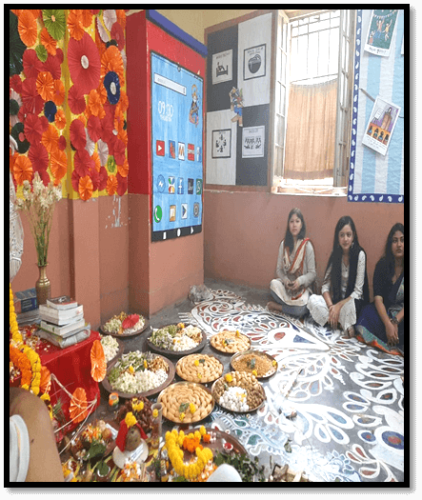 SARASWATI PUJA CELEBRATION IN THE HOSTEL