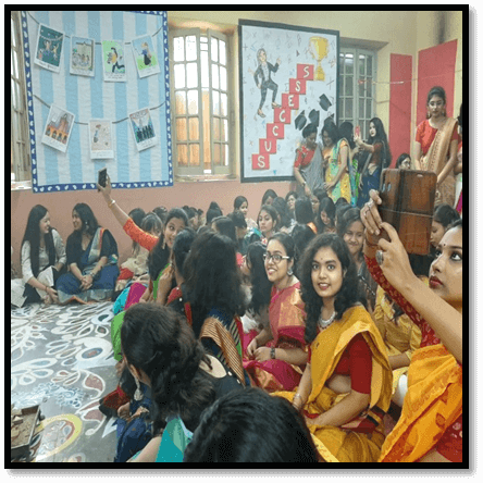 SARASWATI PUJA CELEBRATION IN THE HOSTEL